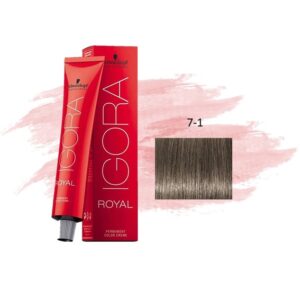 Tintura Igora Royal 7-1 Cenizo